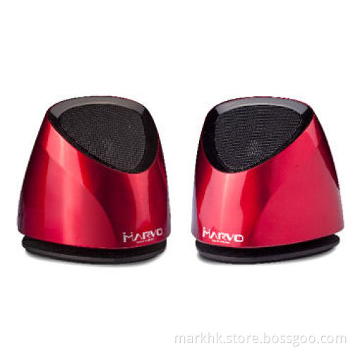2.0CH Computer Speakers, 200Hz to 20kHz Frequency Response